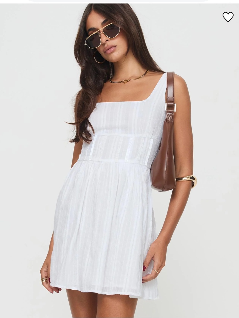 Princess Polly White Mini Dress - Picture 2 of 7